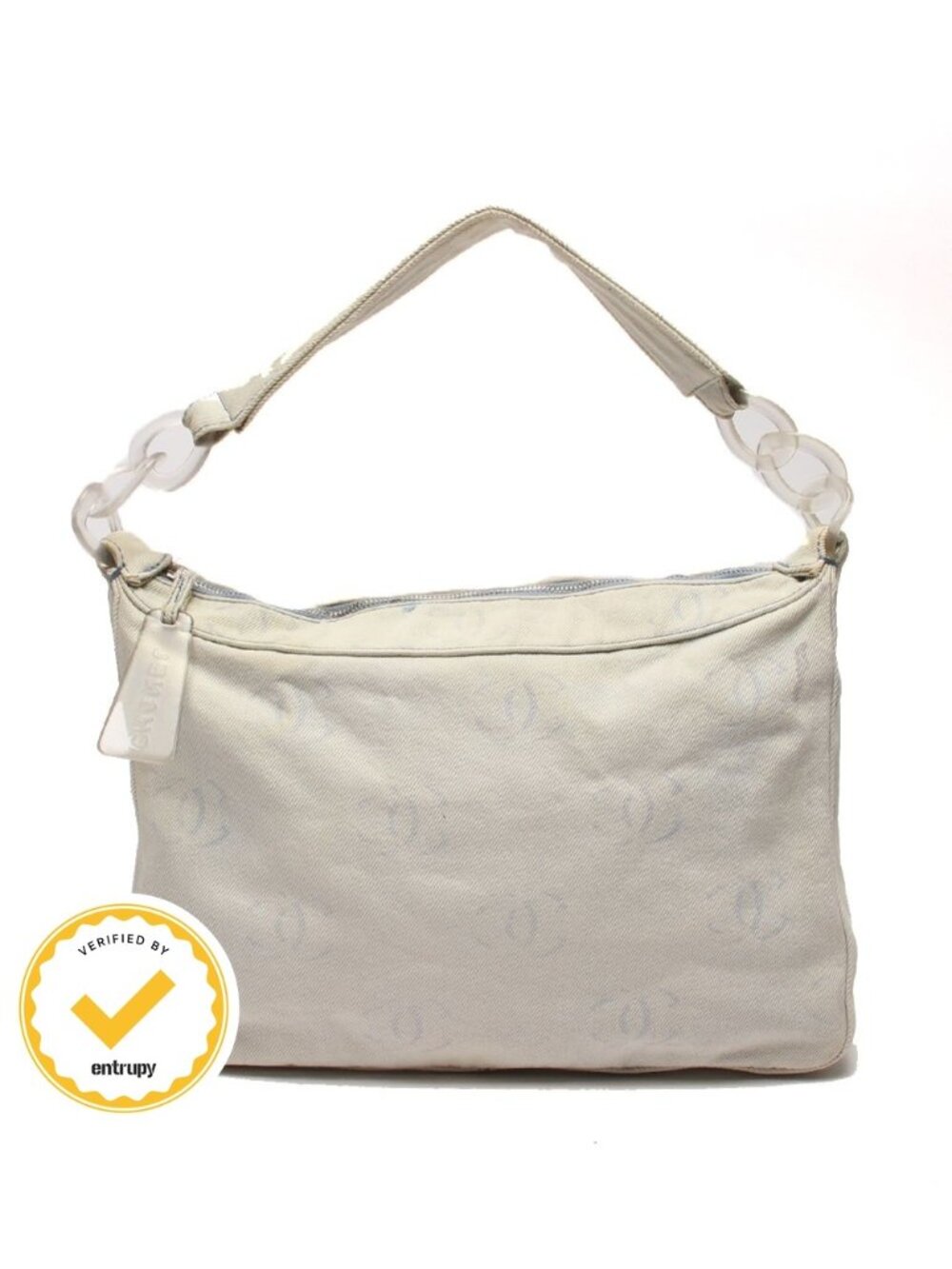 Chanel Shoulder Bag CC Logo 7 Denim